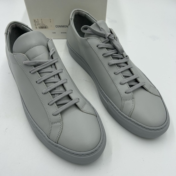 Men's common project low top leather sneaker size 44 made in Italy - Picture 1 of 9